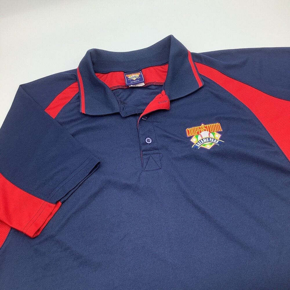 Cooperstown Dreams‎ Park Mens Short Sleeve Polo Size Medium